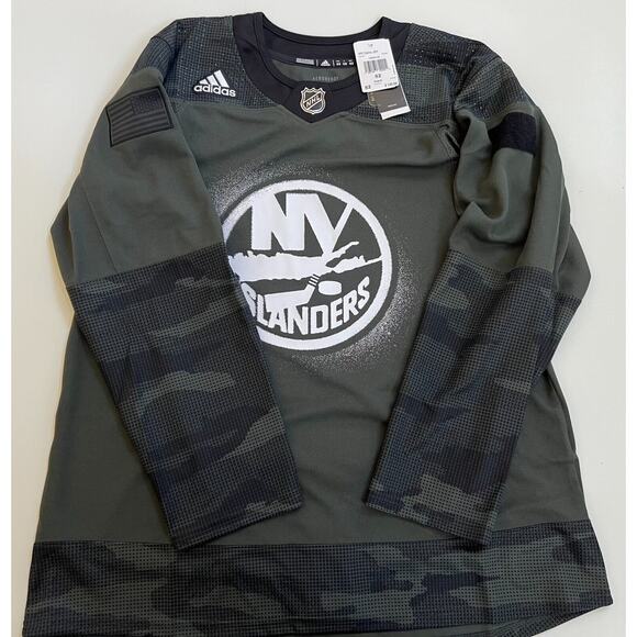 Adidas NHL New York Islanders Military Salute Jersey Camo EI2448 Men's Size 52 - Picture 1 of 11